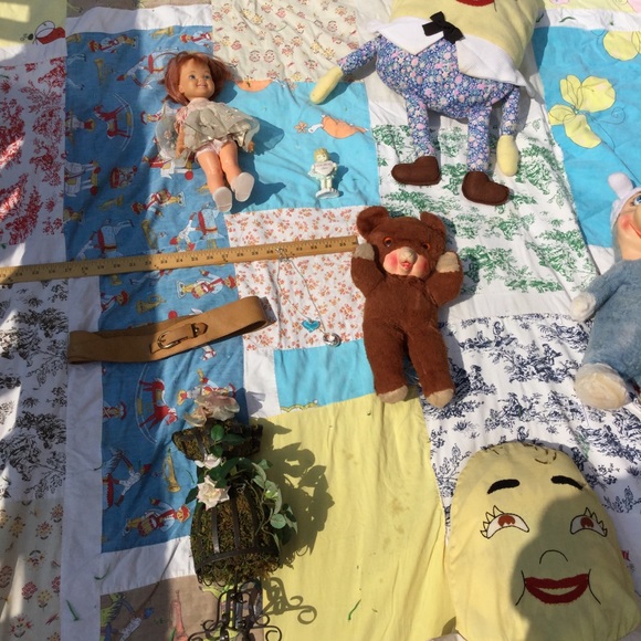 👶 Vintage Toddler Crocheted Knit Mint Dress - Picture 11 of 16